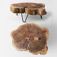 آبجکت میز چوب درخت 05